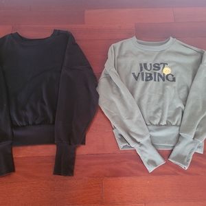 Women sweatshirts 2 pieces size S-M